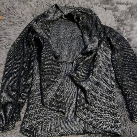 Women’s gray waterfall sweater XL - Picture 2 of 4